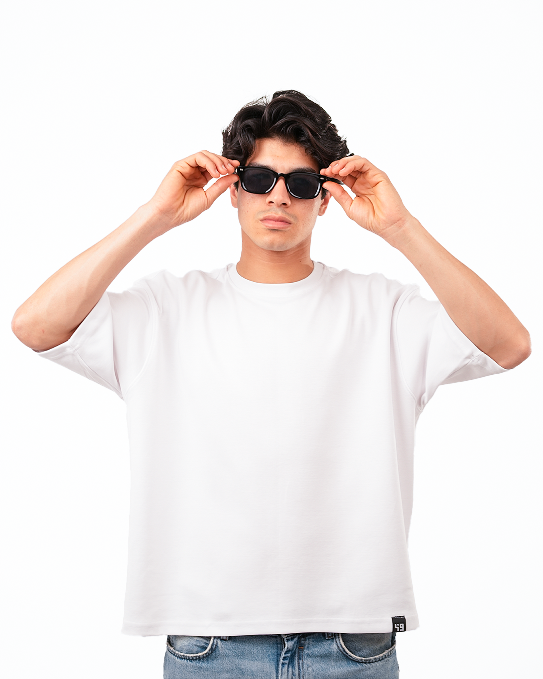 Wabar Boxy Fit T-Shirt – Royal Ivory