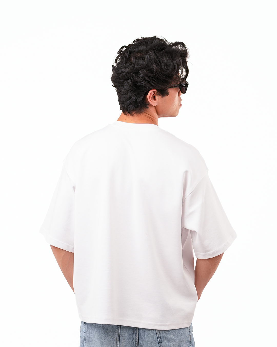 Wabar Boxy Fit T-Shirt – Royal Ivory